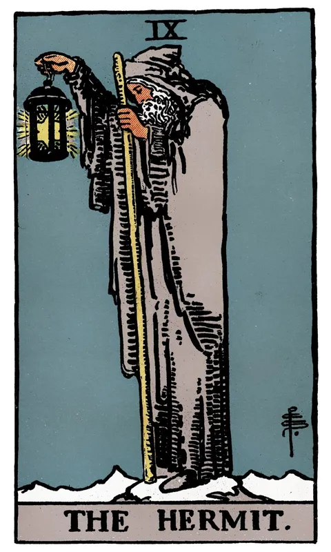The Hermit tarot card