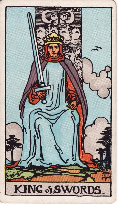 King of Swords tarot card